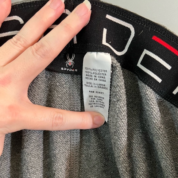 🔥 5 for $25 | Spyder Men’s Basketball Shorts Grey Size XL - Picture 4 of 4